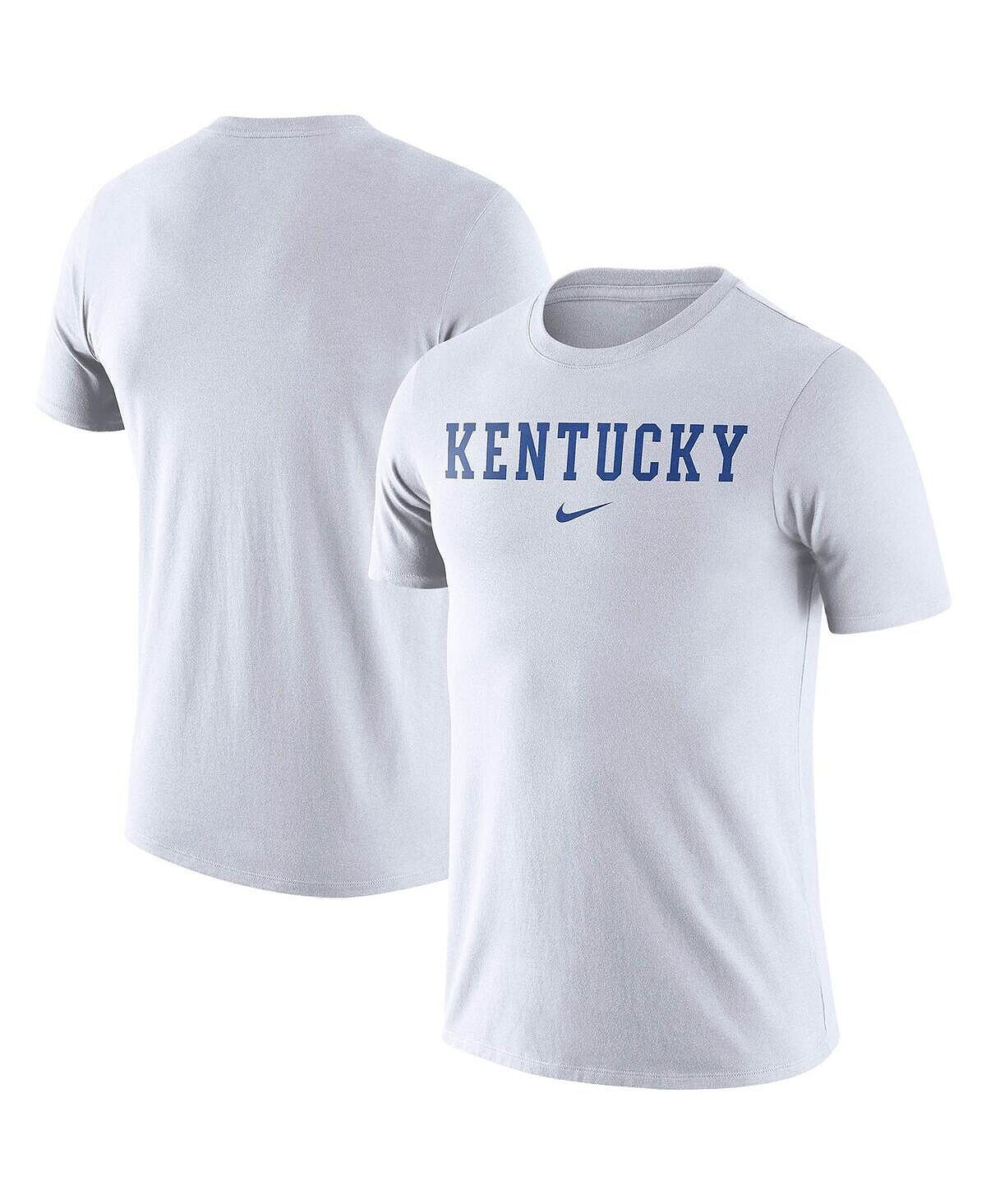 

Мужская белая футболка с надписью kentucky wildcats essential wordmark Nike, белый