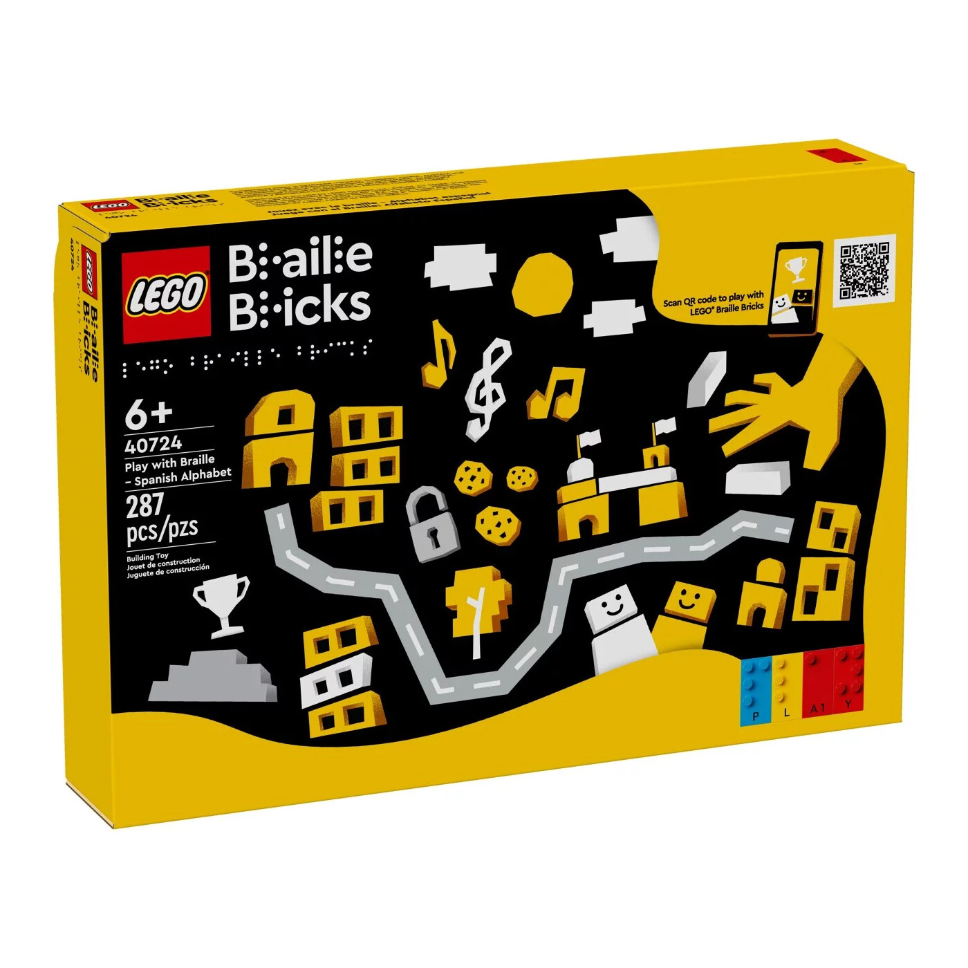 

Конструктор Lego Other Play with Braille – Spanish Alphabet 40724, 287 деталей
