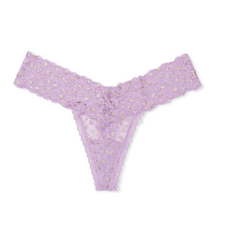 

Кружевные трусики-стринги Victoria's Secret The Lacie Posey, сиреневый