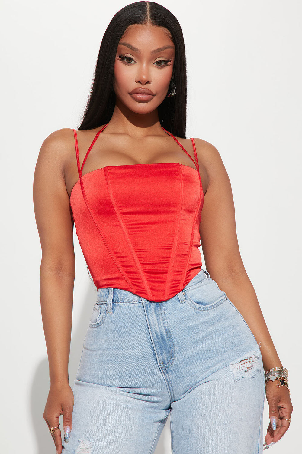 

Топ Fashion Nova SK0839, красный