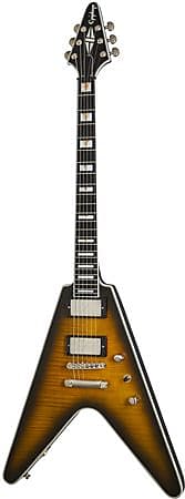 Epiphone Flying V Prophecy Guitar Yellow Tiger Aged Gloss EIVY YTABNH1