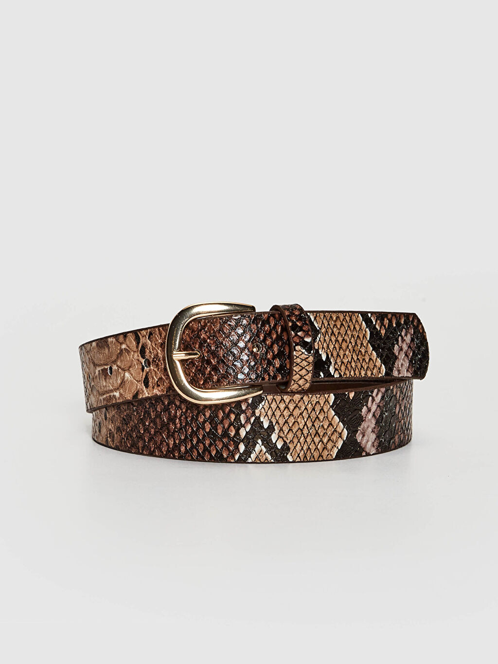

Ремень со змеиным узором LCW Accessories