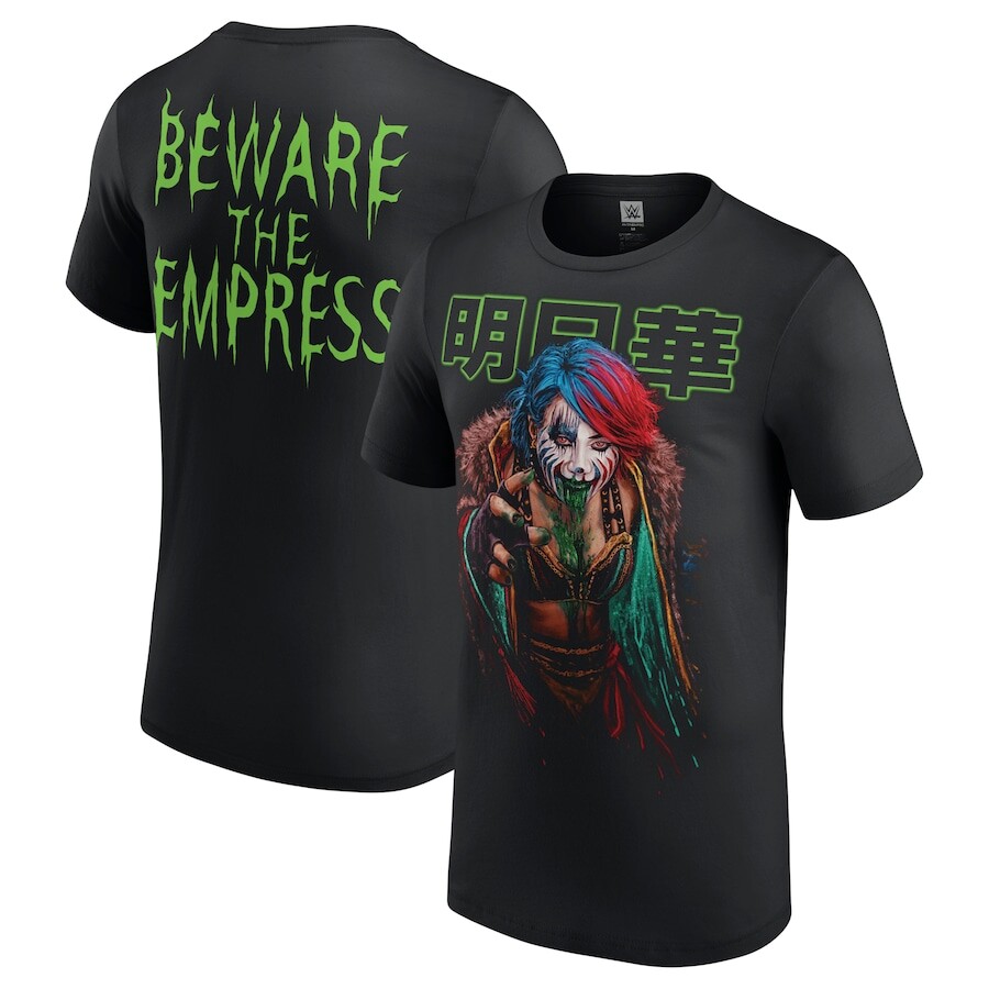 

Футболка с коротким рукавом WWE Authentic Asuka, черный