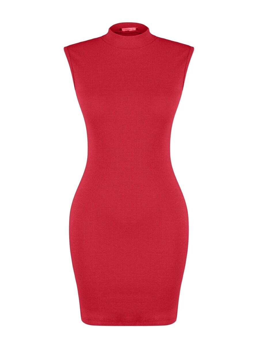 

Платье Trendyol Knitted dress, красный