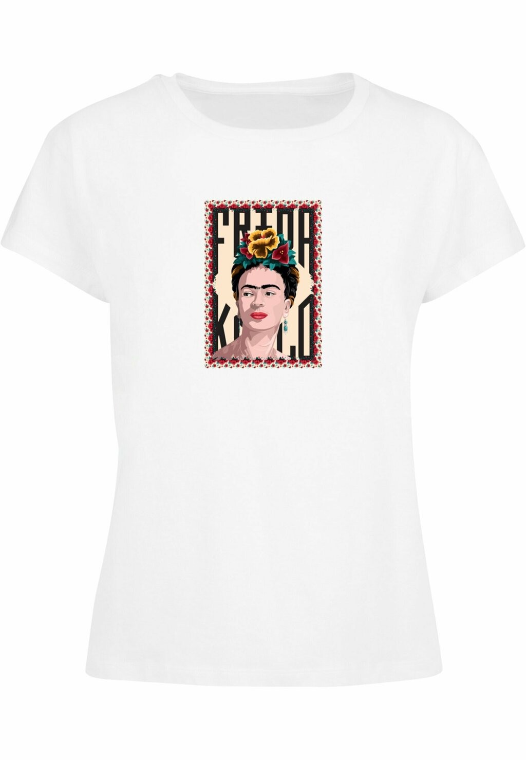 

Футболка с принтом FRIDA KAHLO FRAME ONE BOX TEE Merchcode, цвет white