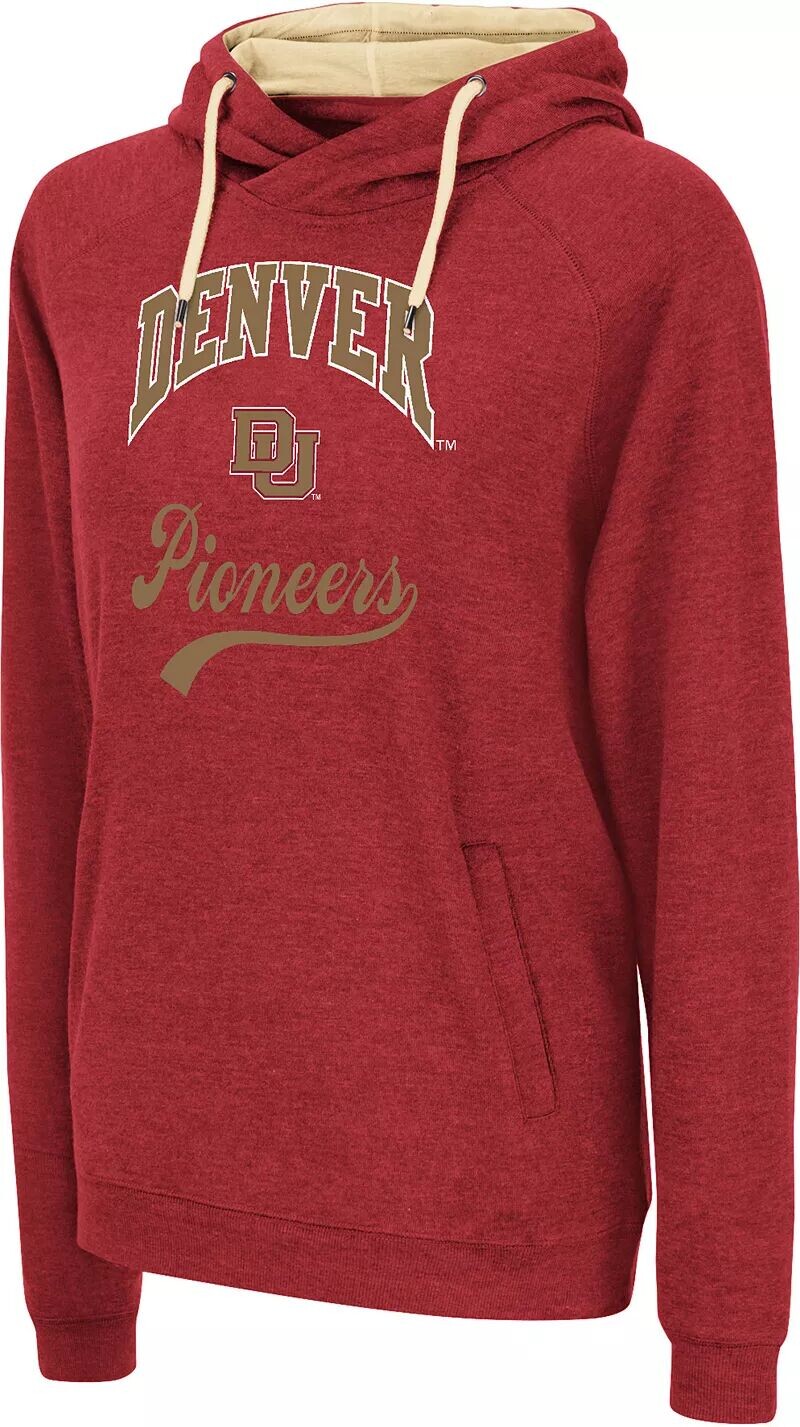 

Colosseum Женский пуловер с капюшоном Denver Pioneers малиновый