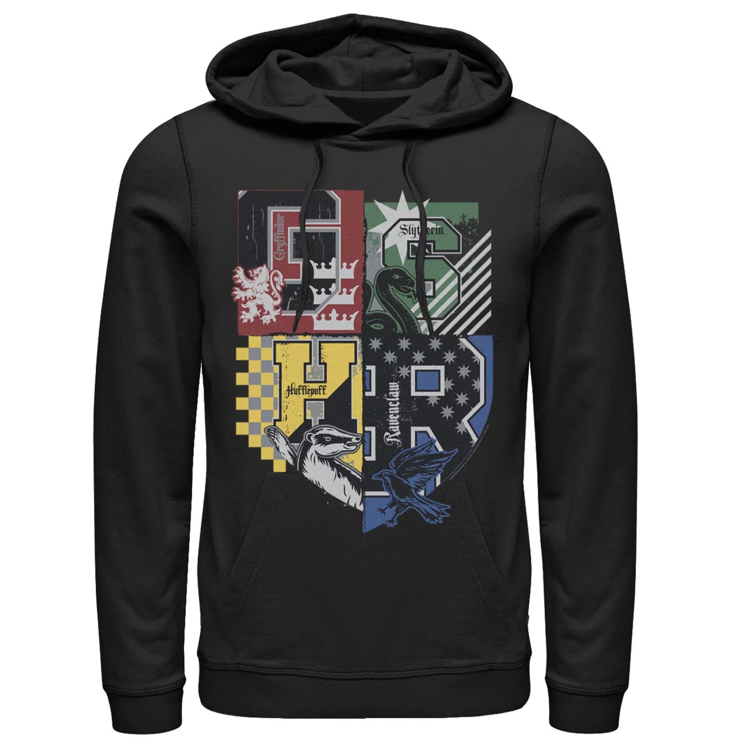 Мужской пуловер с капюшоном House Crests Harry Potter цена и фото