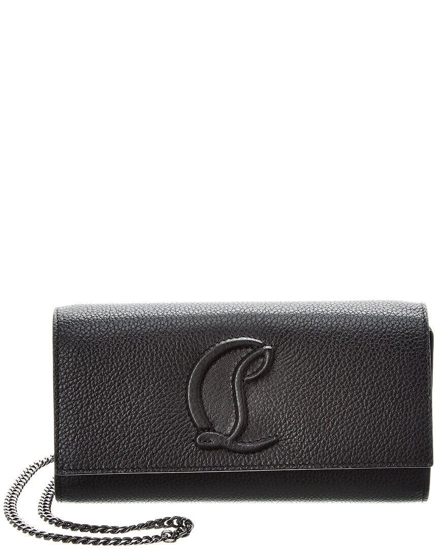

Christian Louboutin By My Side Кожаный кошелек на цепочке, черный