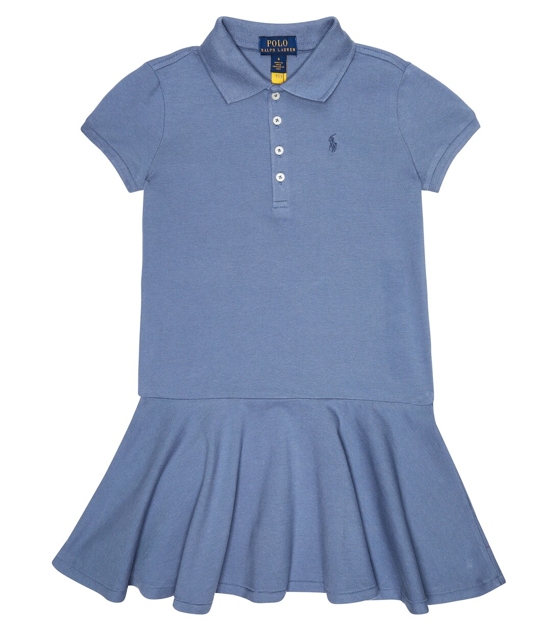 

Платье-поло из смесового хлопка Polo Ralph Lauren, синий