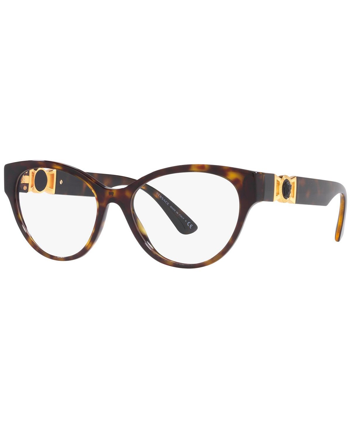 

VE3313F Женские круглые очки с низкой перемычкой Versace