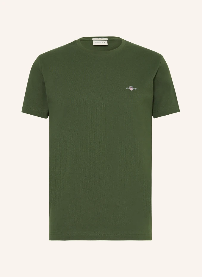 

Футболка из пике Gant, зеленый