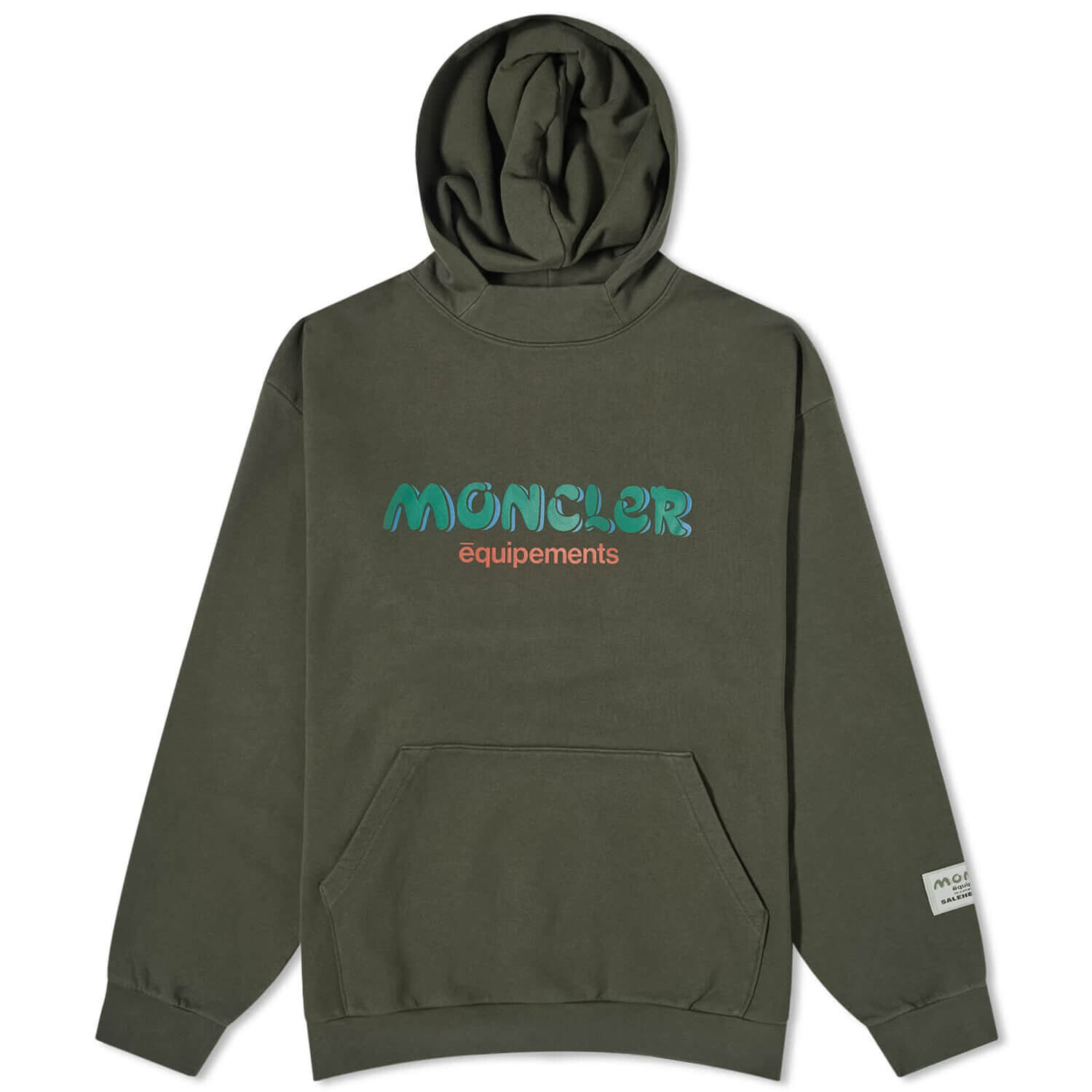 

Худи Moncler Genius X Salehe Bembury Popover, темно-зеленый