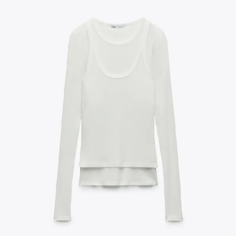 

Футболка Zara Double Strappy, белый