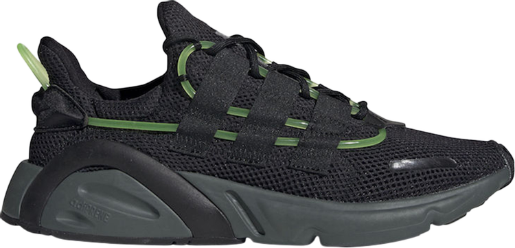 Кроссовки Adidas LXCON 'Black Green', черный - фото