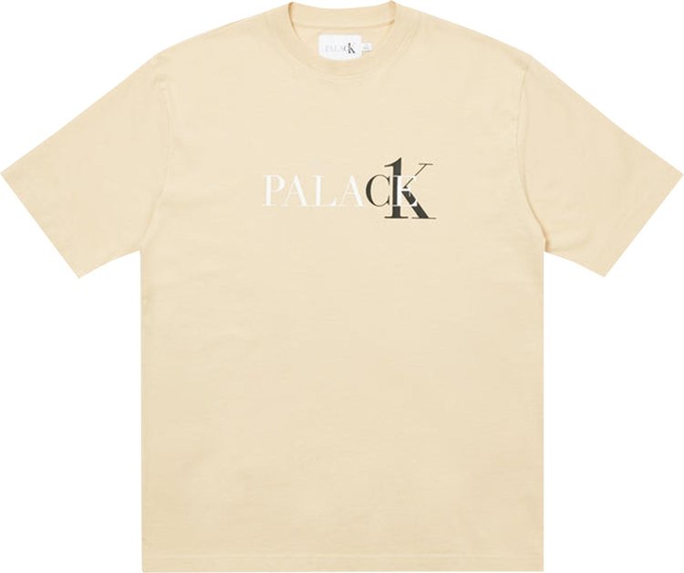 Футболка Palace x Calvin Klein T-Shirt 'Wheat', кремовый