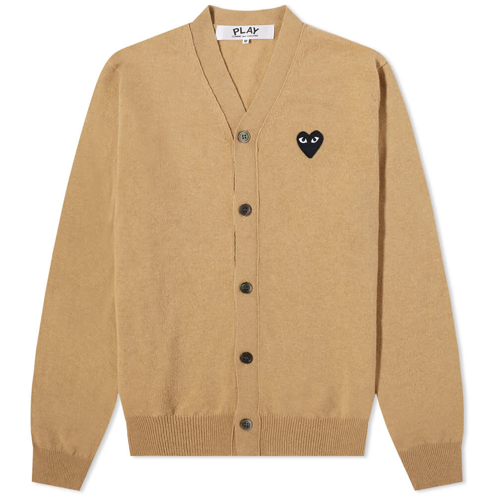 comme des garcon play cardigan