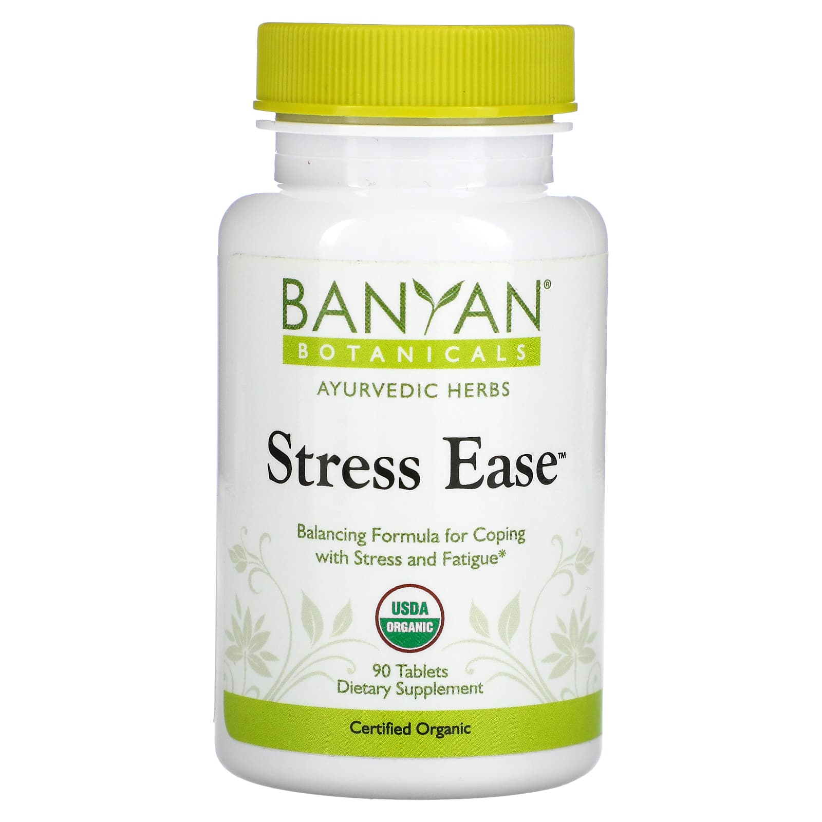 Пищевая Добавка Banyan Botanicals Stress Ease, 90 таблеток