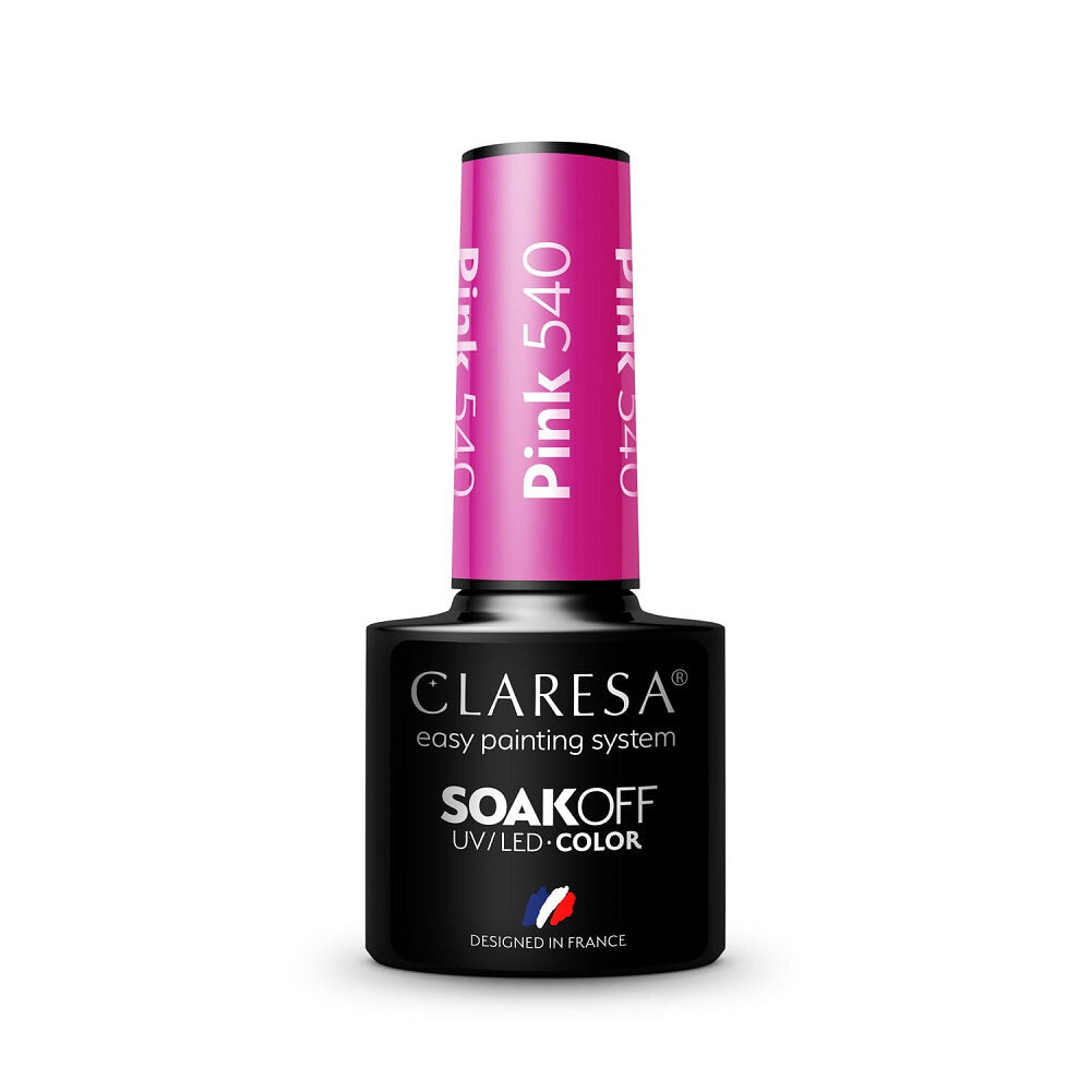 

Claresa Гибридный лак Soak Off UV/LED Розовый 540 5г