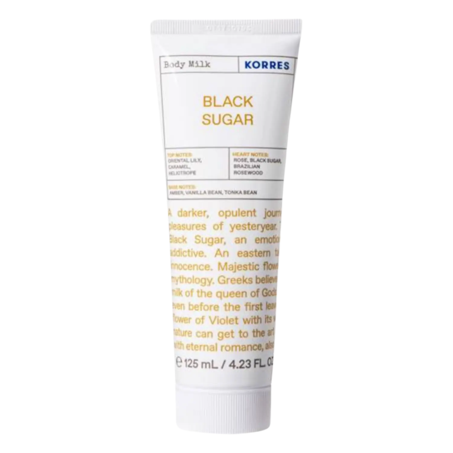 

Korres Black Sugar парфюмированное молочко для тела, 125 мл