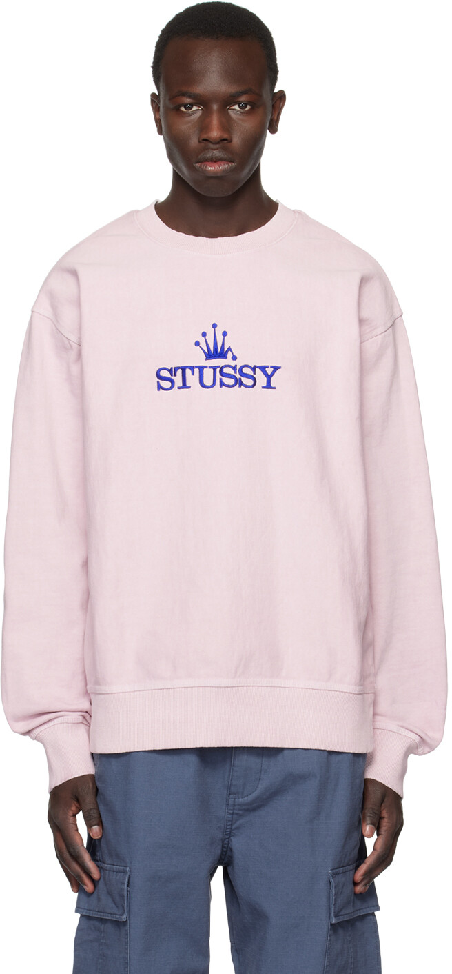 

Розовый гламурный свитшот Stüssy