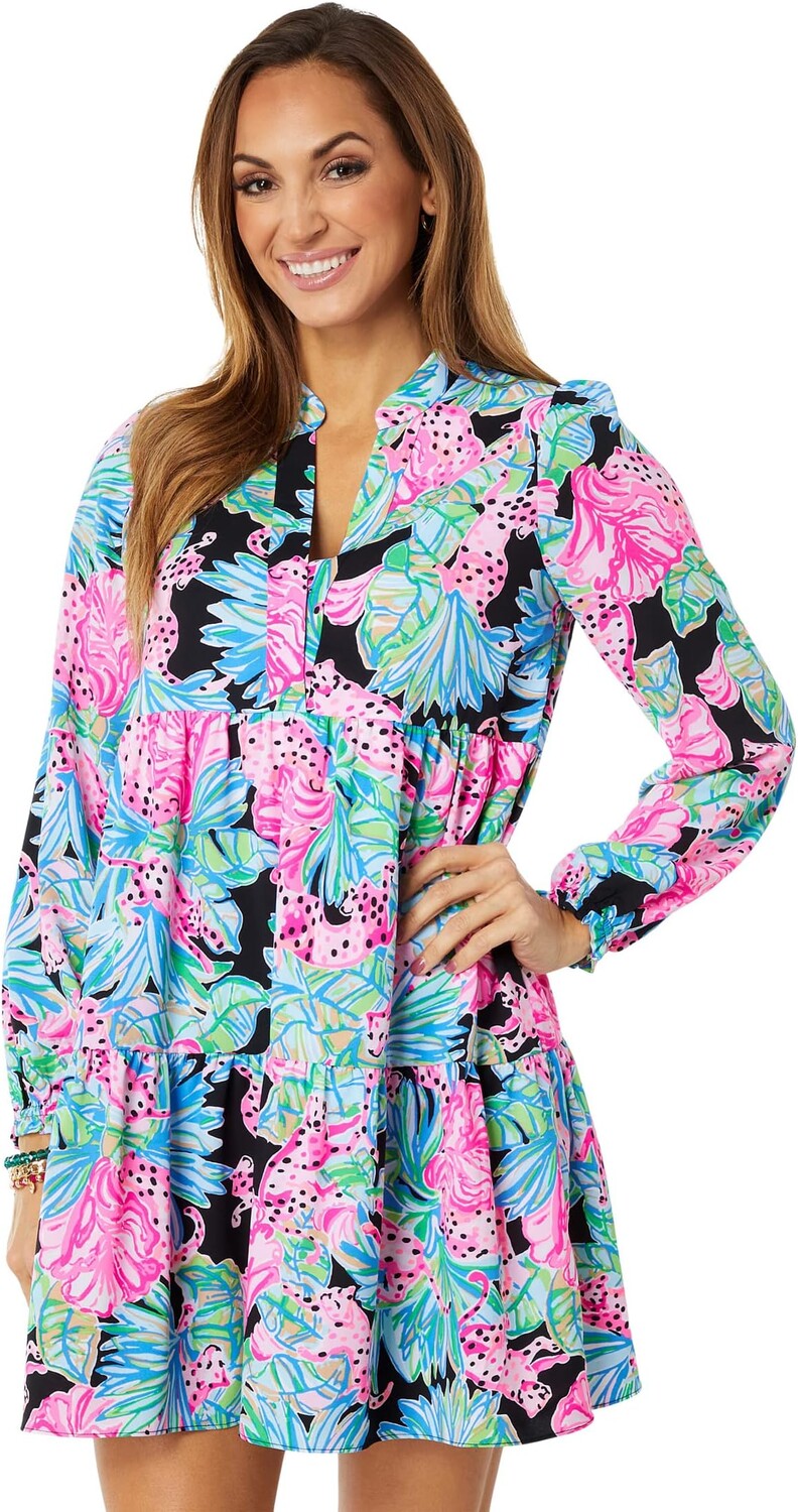 

Платье-стрейч Winona Lilly Pulitzer, цвет Onyx Jaguar Jungle