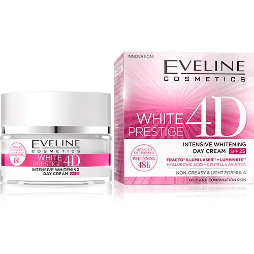 

Eveline Cosmetics White Prestige 4D Whitening Day Cream отбеливающий дневной крем 50мл