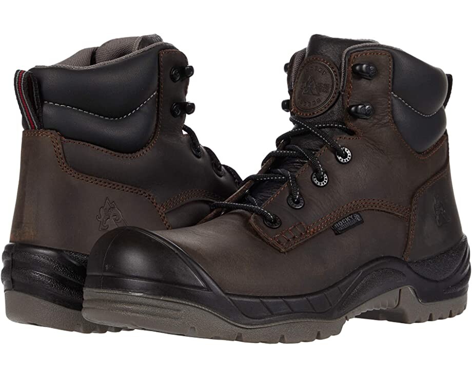 

Ботинки Worksmart 6" Composite Toe Waterproof Rocky, коричневый