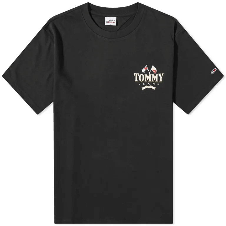 

Футболка с логотипом Tommy Jeans Prep, черный
