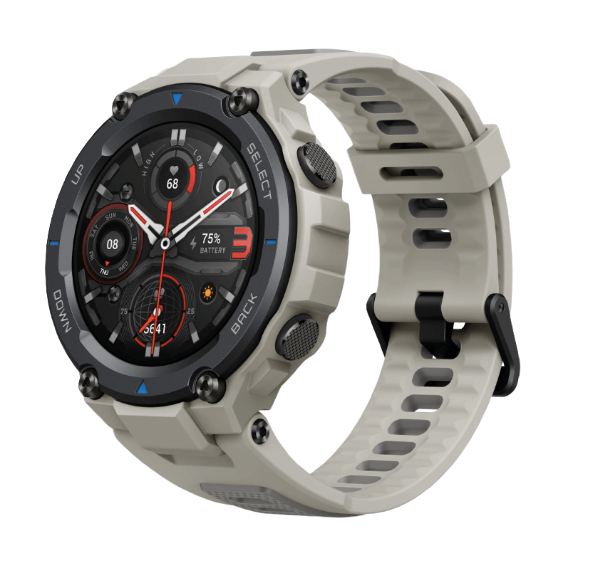 Умные часы Amazfit T-Rex Pro, серый ремешок металлический из нержавеющей стали для xiaomi huami amazfit t rex браслет для смарт часов huami amazfit t rex pro 2021