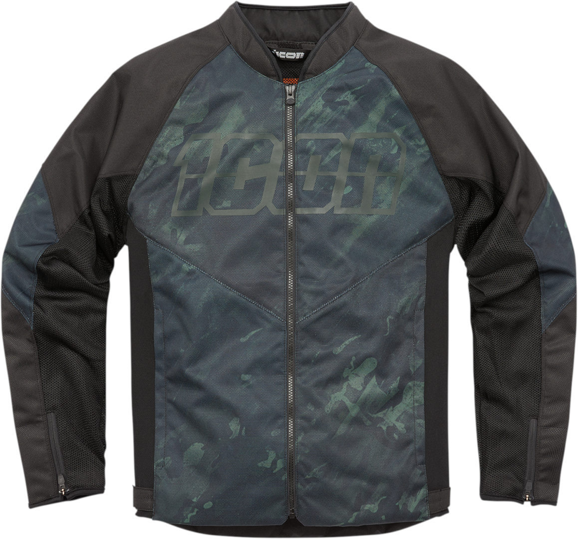 Куртка текстильная Icon Hooligan Demo мотоциклетная, черный/бирюзовый куртка ray размер 40 бирюзовый