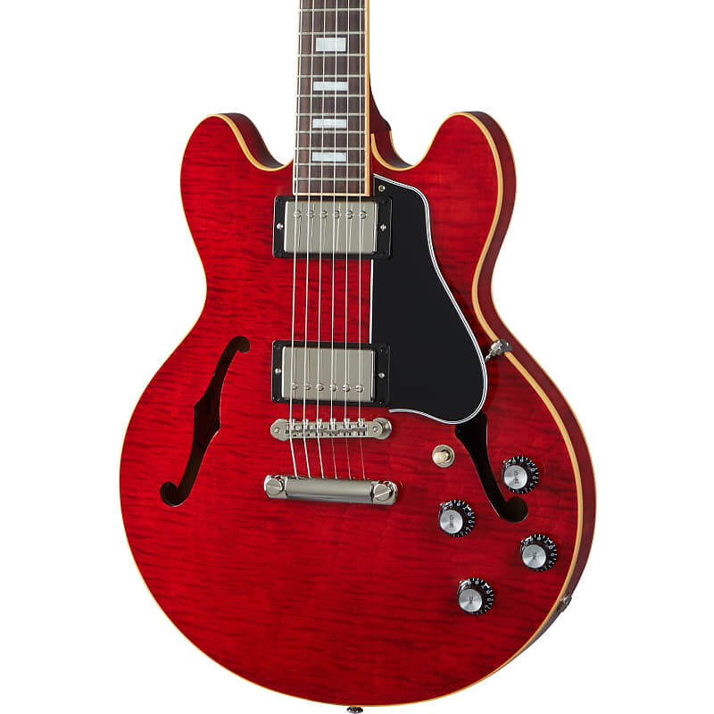 

Фигурная электрогитара Gibson ES-339 в цвете Sixties Cherry ES39F00SCNH1