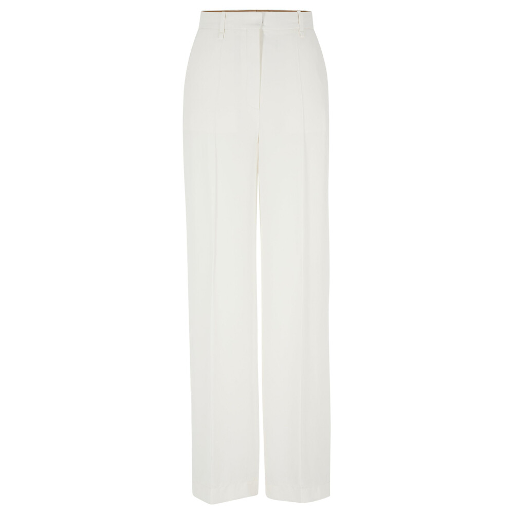 

Брюки Boss Relaxed-Fit With A Wide Leg, белый