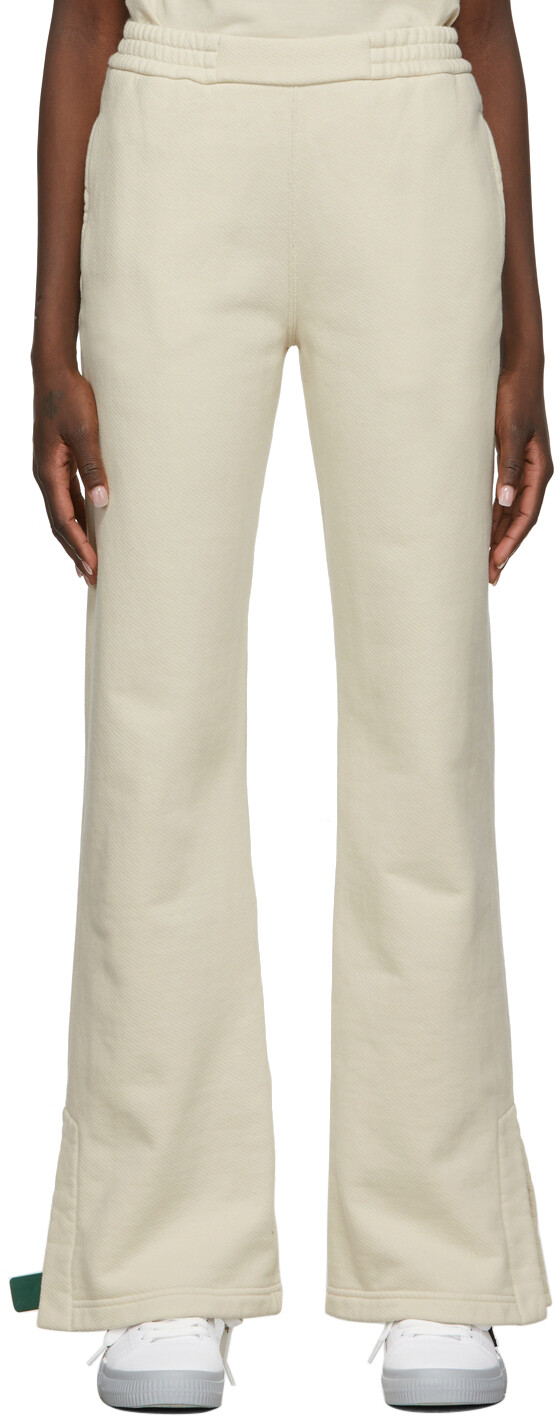 

Бежевые брюки Diag Lounge Off-White, Бежевый