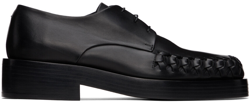 

Черные плетеные дерби Jil Sander, Черный