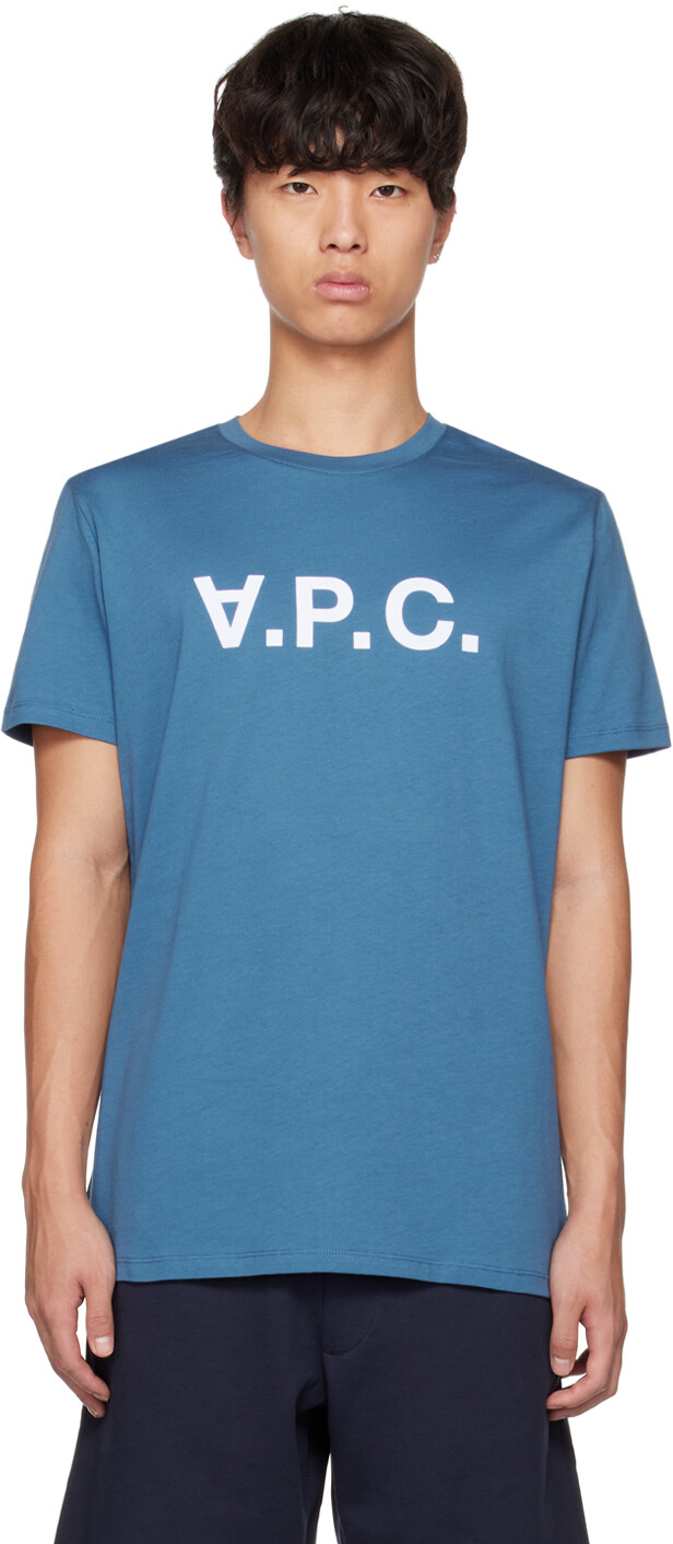 

Синяя футболка VPC A.P.C., Синий
