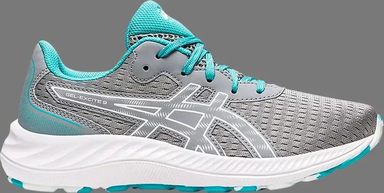 

Кроссовки gel excite 9 gs 'sheet rock white' Asics, серый