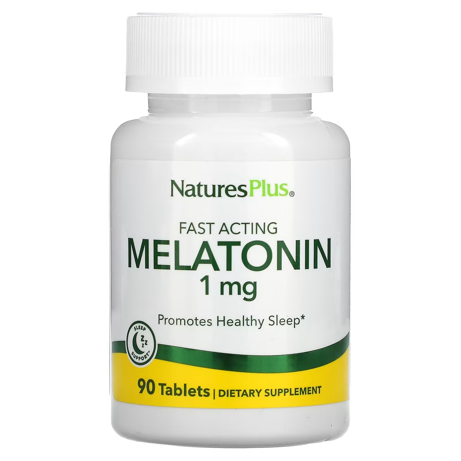 NaturesPlus Мелатонин быстрого действия 1 мг, 90 таблеток мелатонин naturesplus 10 мг 90 таблеток