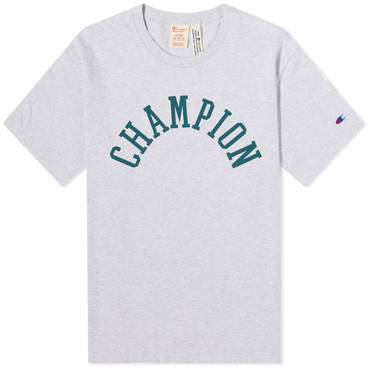 Футболка Champion Reverse Weave College Logo, серый