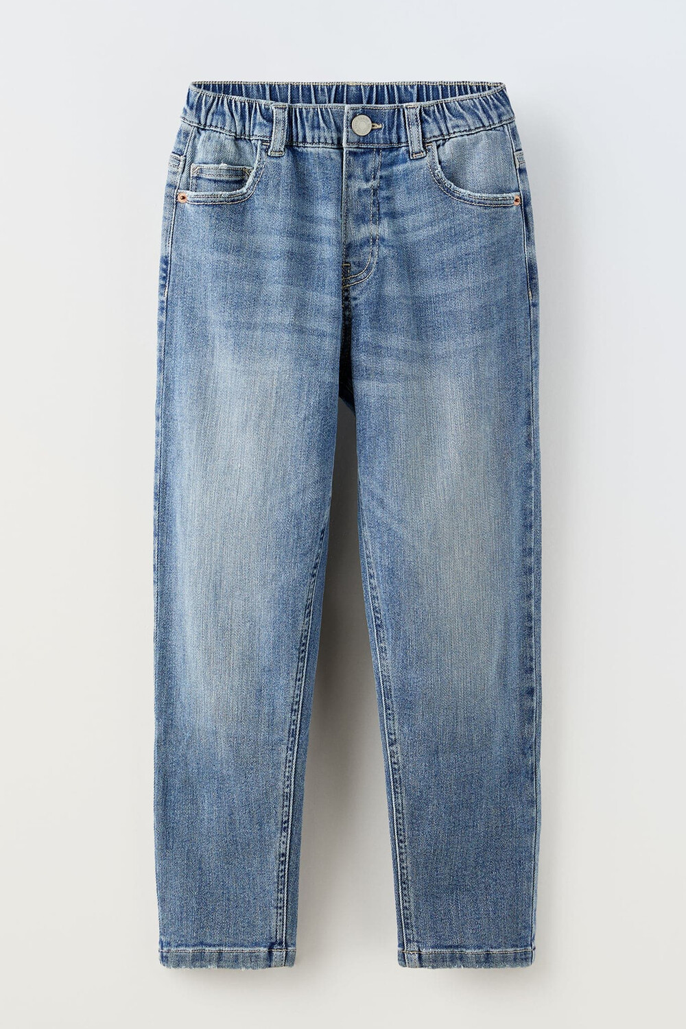 

Джинсы ZARA Balloon Fit, выцветший синий