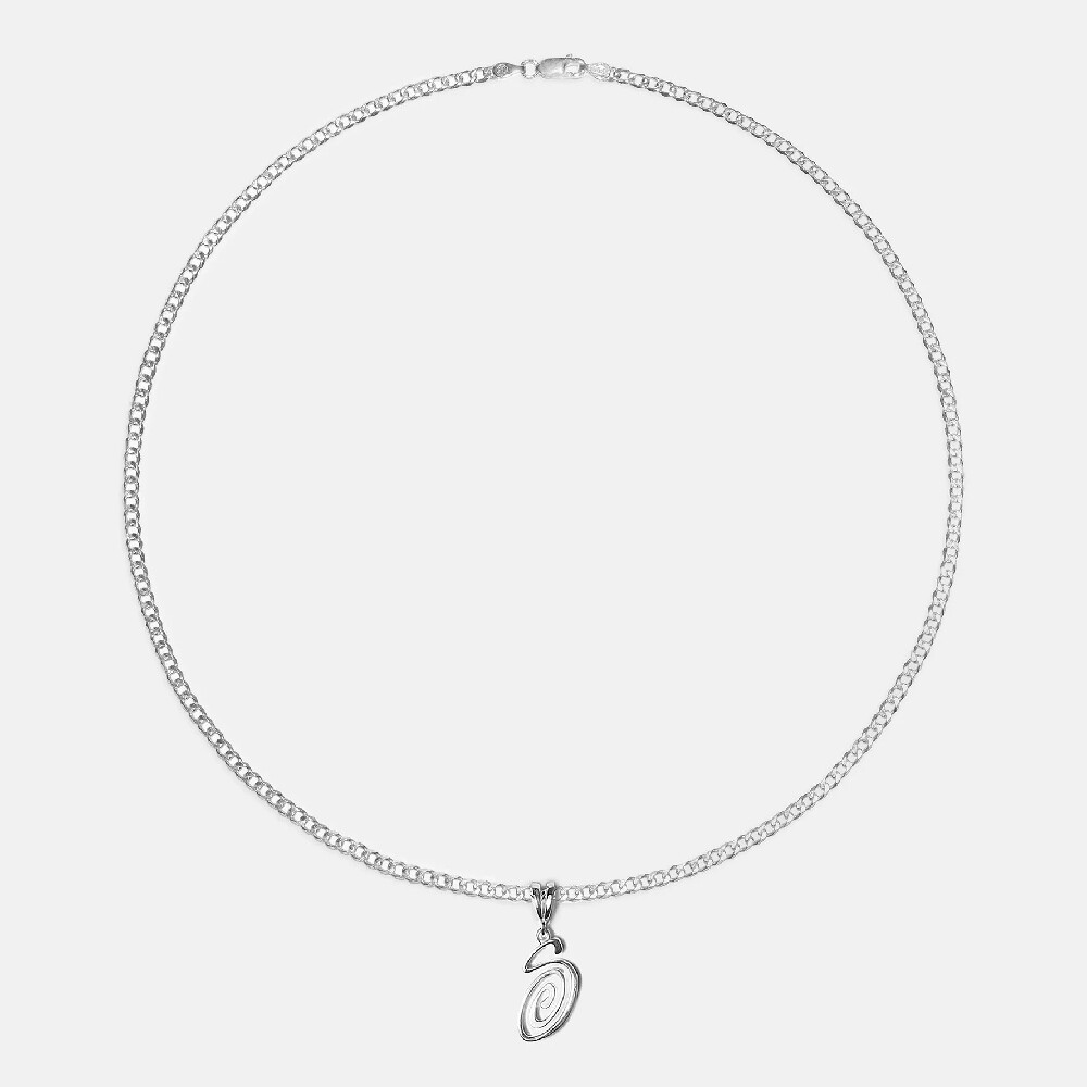 

Цепочка Stussy Swirly S Chain, серебро