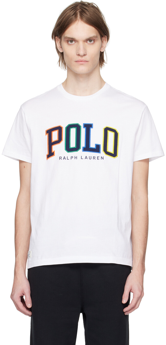 

Белая футболка классического кроя Polo Ralph Lauren