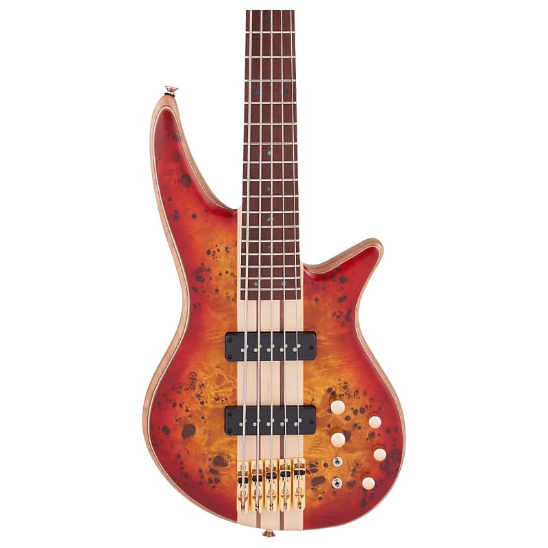 5-струнный бас-гитара Jackson Pro Series Spectra Bass SBP V, прозрачный Cherry Burst
