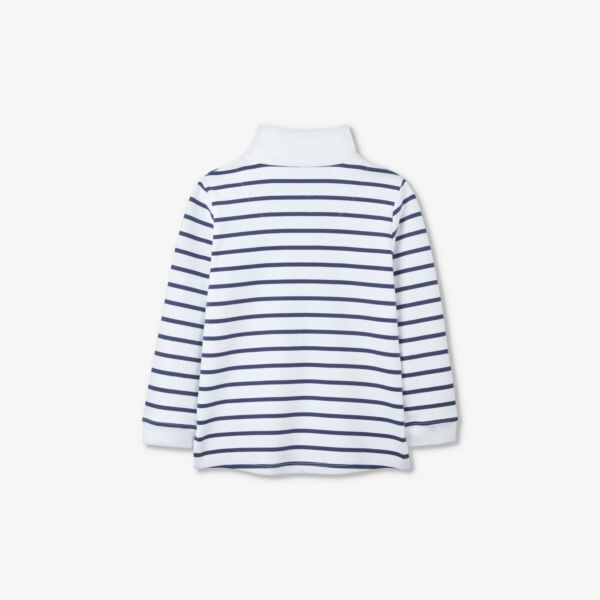 

Хлопковый топ для регби в бретонскую полоску 0–18 месяцев The Little White Company, цвет stripe