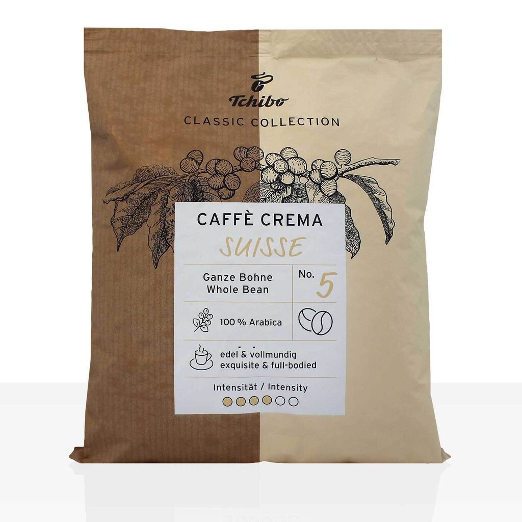 

Tchibo Caffe Crema Suisse - 10 кофейных зерен по 500 г, 100% арабика