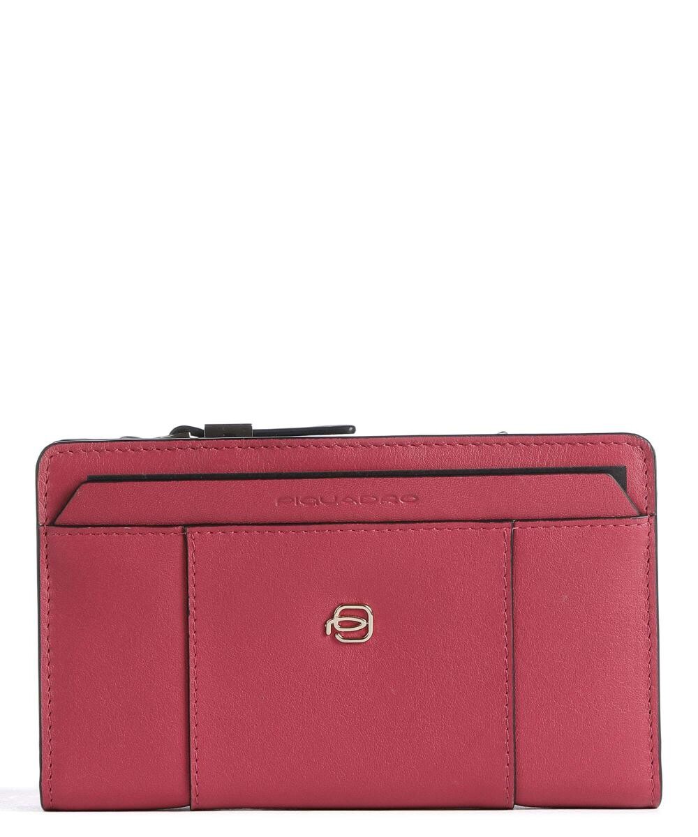 

Кошелек Circle RFID из зернистой яловой кожи Piquadro, красный