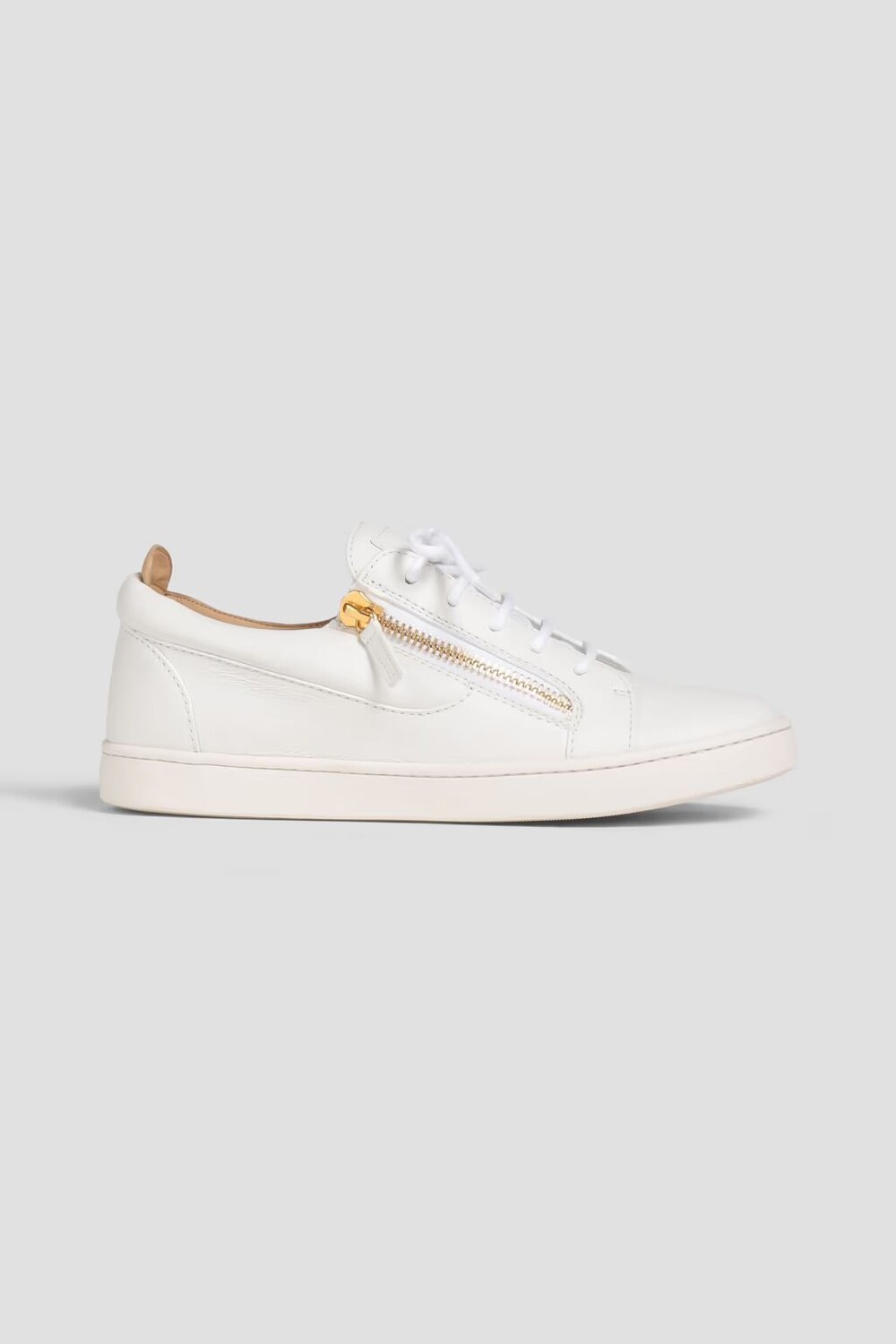 

Кроссовки Brek из шагреневой кожи Giuseppe Zanotti, белый