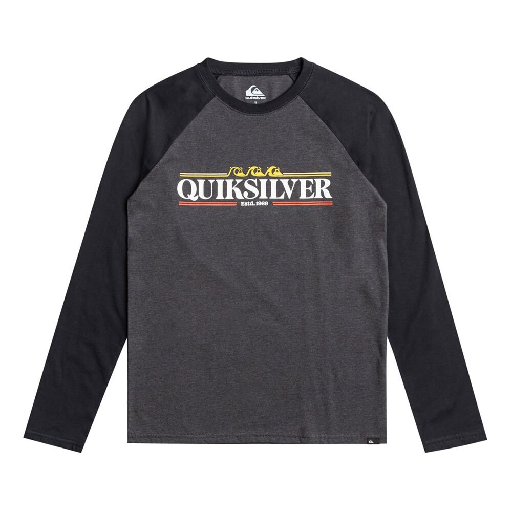 

Футболка с длинным рукавом Quiksilver Raglan, черный