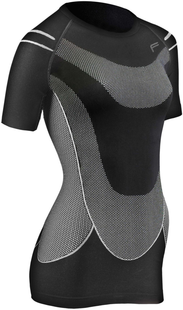 Рубашка женская F-Lite Megalight 140 с коротким рукавом, черный женская футболка с коротким рукавом черный