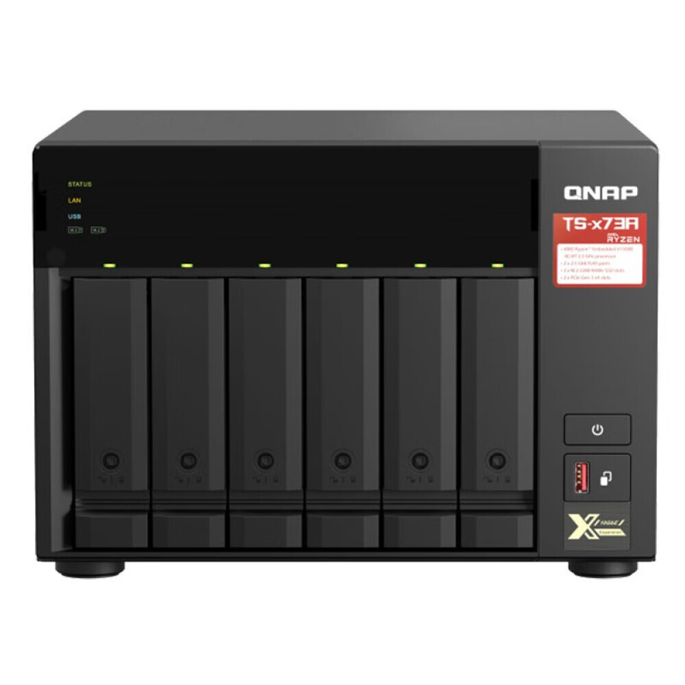 

Сетевое хранилище Wei Unicom QNAP TS-673A 8G 6-дисковое с Western Digital Enterprise 16T