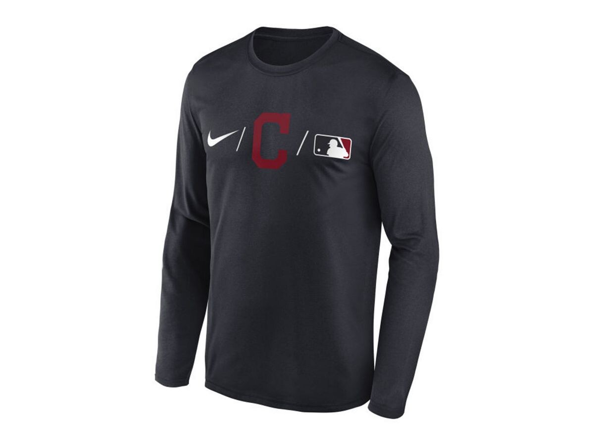 

Мужская футболка с длинным рукавом cleveland indians legend team issue Nike, синий